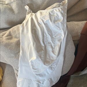White maternity tank Top